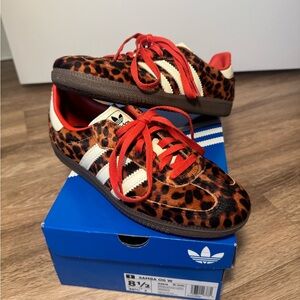Adidas Samba OG Animal Print Striped Shoes